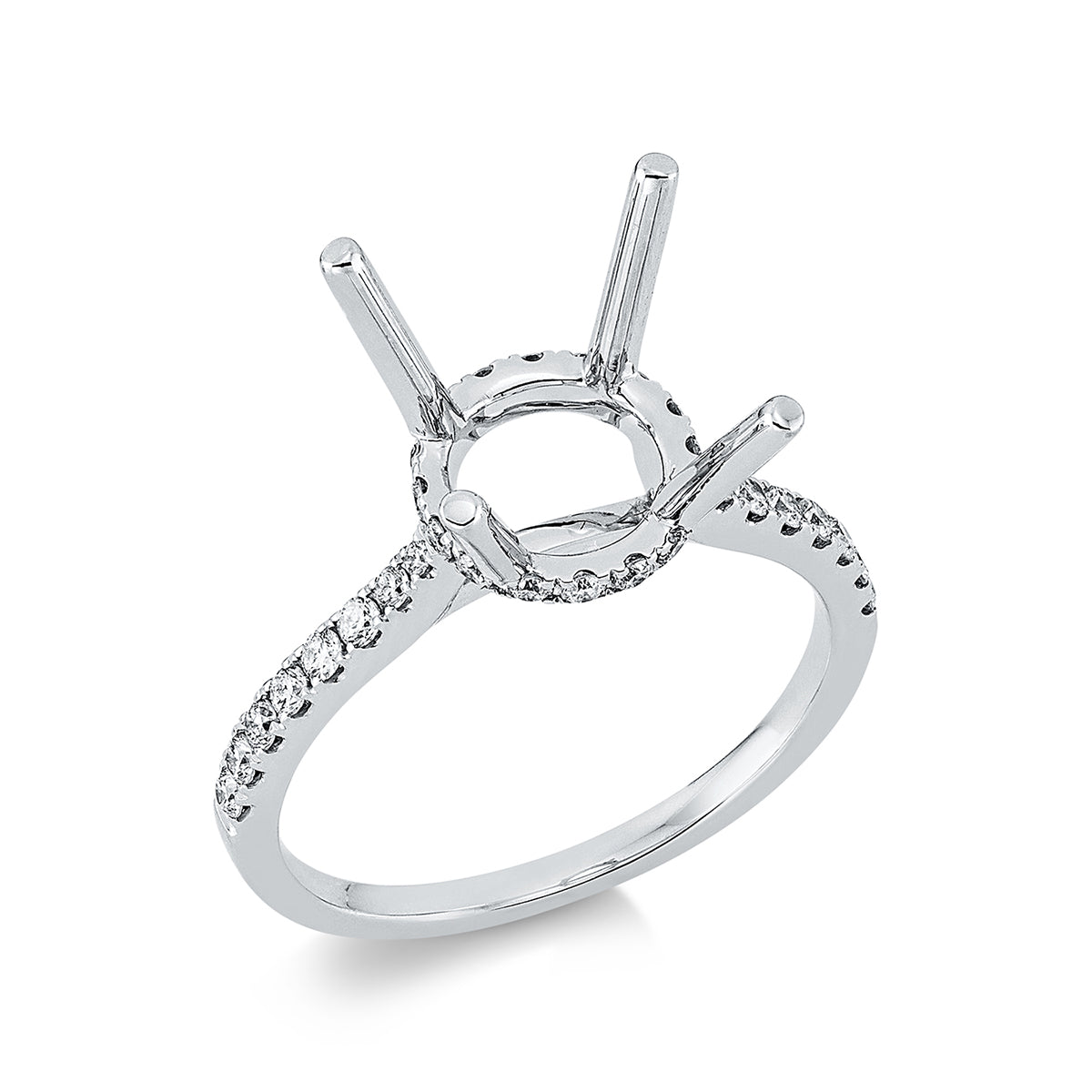 Empty Ring Setting - 1DZ64-K – DiamondGroup