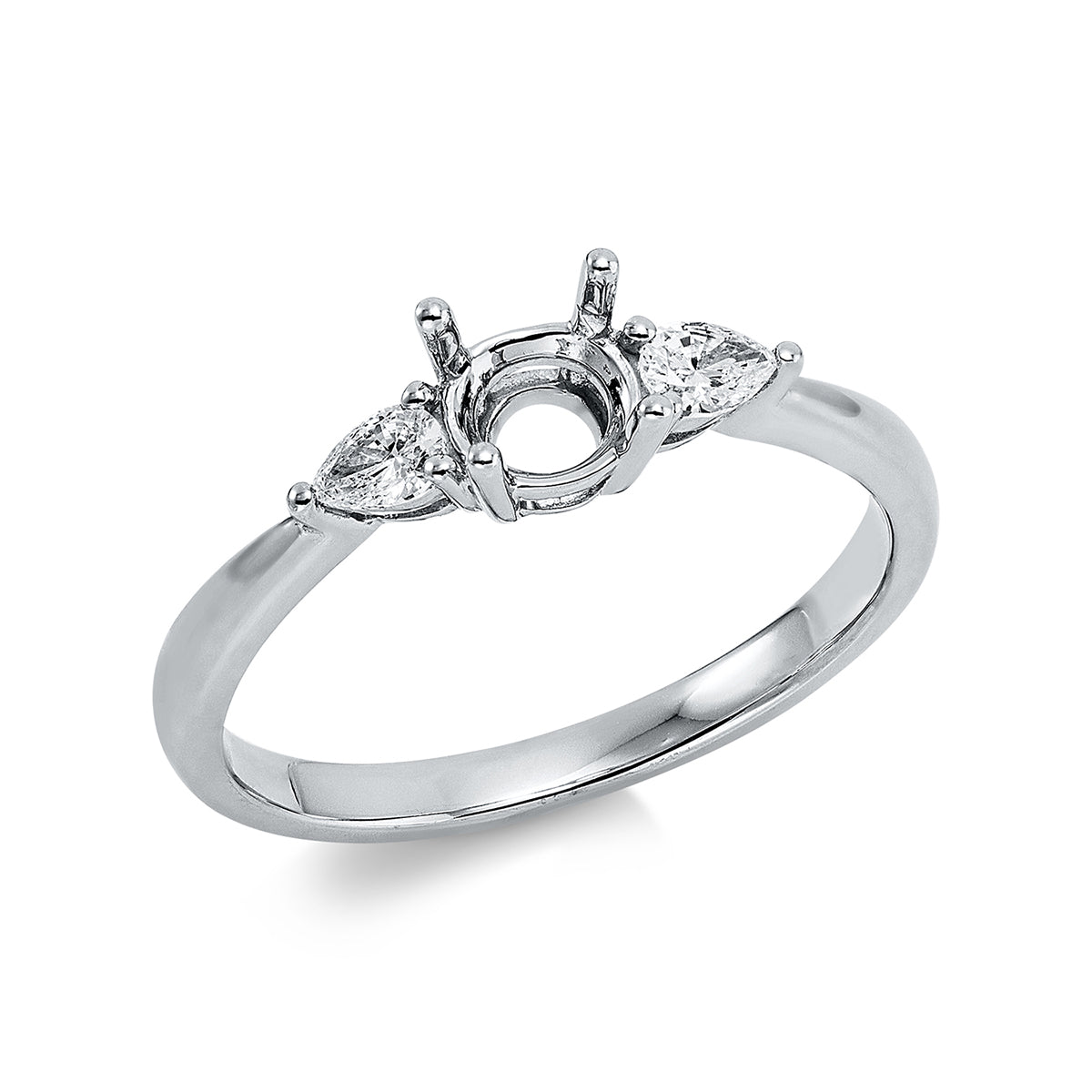 Empty Ring Setting - 1EI85-K – DiamondGroup
